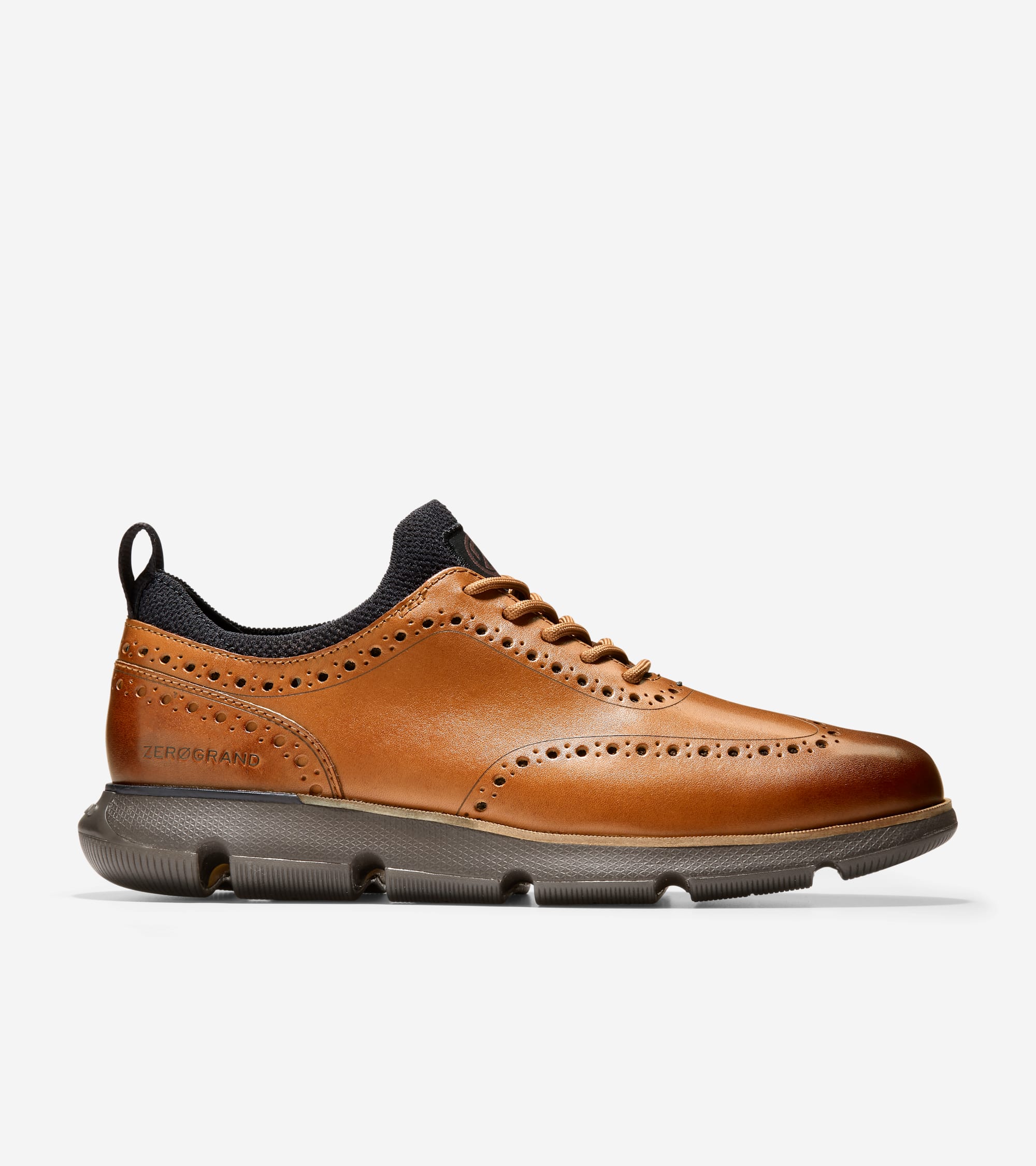 Men's 4.ZERØGRAND Wingtip Oxfords in Brown | Cole Haan